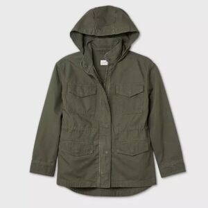 Universal Thread Olive Green Anorak Utility Jacket Size Women's XS Like NEW